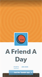 Mobile Screenshot of afriendaday.tumblr.com