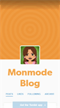 Mobile Screenshot of monmodeblog.tumblr.com