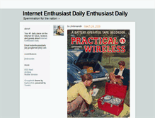 Tablet Screenshot of iedenthusiastdaily.tumblr.com