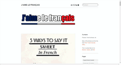 Desktop Screenshot of jaimelefrancais.tumblr.com