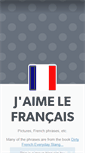 Mobile Screenshot of jaimelefrancais.tumblr.com