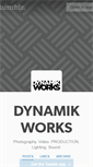 Mobile Screenshot of dynamikworks.tumblr.com