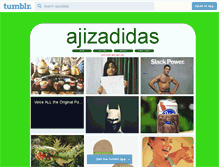 Tablet Screenshot of ajizadidas.tumblr.com