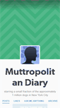 Mobile Screenshot of muttropolitandiary.tumblr.com