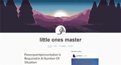 Desktop Screenshot of littleonesmaster.tumblr.com