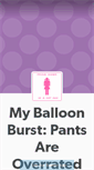 Mobile Screenshot of myballoonburst.tumblr.com