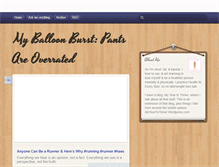 Tablet Screenshot of myballoonburst.tumblr.com