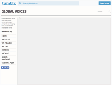 Tablet Screenshot of globalvoices.tumblr.com
