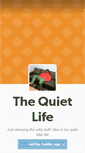 Mobile Screenshot of lifeofthequietone.tumblr.com