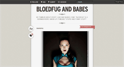 Desktop Screenshot of bloedfugandbabes.tumblr.com