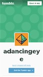 Mobile Screenshot of adancingeye.tumblr.com