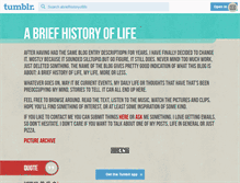 Tablet Screenshot of abriefhistoryoflife.tumblr.com