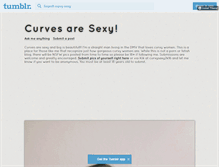 Tablet Screenshot of curvy-sexy.tumblr.com