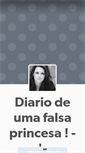 Mobile Screenshot of diario-de-uma-falsa-princesa.tumblr.com