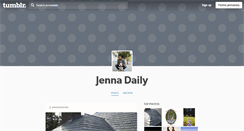 Desktop Screenshot of jennadaily.tumblr.com
