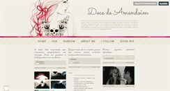 Desktop Screenshot of docedeamendoim.tumblr.com