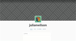 Desktop Screenshot of julianwilson.tumblr.com