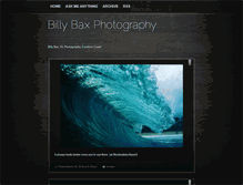 Tablet Screenshot of billybaxphotography.tumblr.com