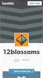 Mobile Screenshot of 12blossoms.tumblr.com