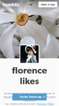 Mobile Screenshot of florencelikes.tumblr.com