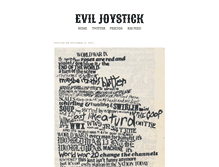 Tablet Screenshot of eviljoystick.tumblr.com