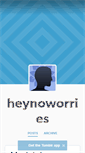 Mobile Screenshot of heynoworries.tumblr.com