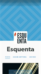 Mobile Screenshot of esquenta.tumblr.com