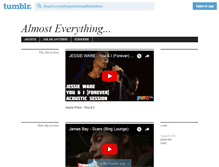 Tablet Screenshot of everythingiwishidsaidthelasttime.tumblr.com