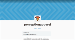 Desktop Screenshot of perceptionapparel.tumblr.com