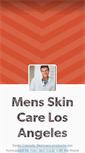 Mobile Screenshot of mens-skin-care-los-angeles.tumblr.com