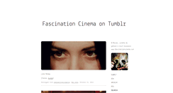 Desktop Screenshot of fascinationcinema.tumblr.com