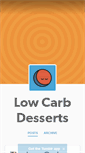 Mobile Screenshot of low-carb-desserts.tumblr.com