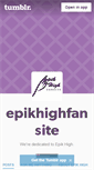 Mobile Screenshot of epikhighfansite.tumblr.com