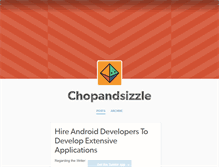 Tablet Screenshot of chopandsizzle.tumblr.com