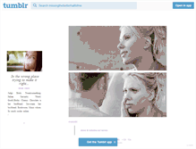 Tablet Screenshot of missingthebetterhalfofme.tumblr.com