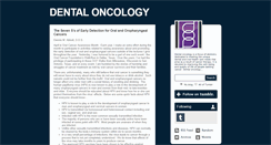 Desktop Screenshot of dentaloncology.tumblr.com