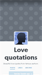 Mobile Screenshot of lovequotation.tumblr.com