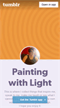 Mobile Screenshot of paintwithlights.tumblr.com