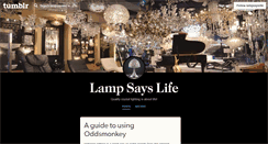Desktop Screenshot of lampsayslife.tumblr.com