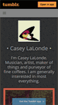 Mobile Screenshot of caseylalonde.tumblr.com