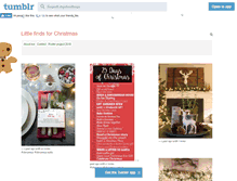 Tablet Screenshot of mychristmas.tumblr.com