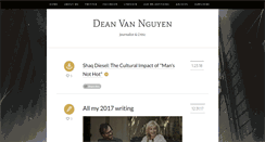 Desktop Screenshot of deanvannguyen.tumblr.com