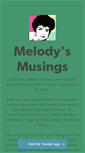 Mobile Screenshot of melodysmuse.tumblr.com