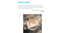 Desktop Screenshot of ohhiohio.tumblr.com