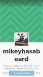 Mobile Screenshot of mikeyhasabeard.tumblr.com