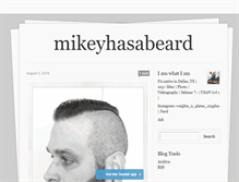 Tablet Screenshot of mikeyhasabeard.tumblr.com