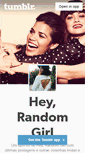 Mobile Screenshot of hey-randomgirl.tumblr.com
