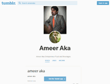 Tablet Screenshot of ameeraka.tumblr.com