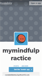Mobile Screenshot of mymindfulpractice.tumblr.com
