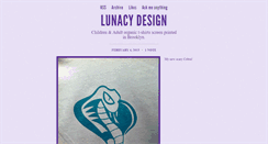 Desktop Screenshot of lunacydesign.tumblr.com